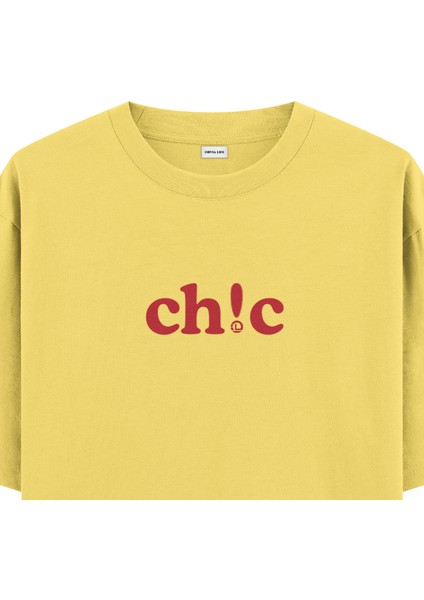 Ch!c - Oversize T-Shirt Sarı fiyatları