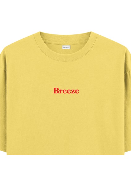 Breeze - Oversize T-Shirt Sarı fiyatları