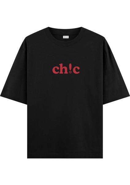 Ch!c - Oversize T-Shirt Siyah