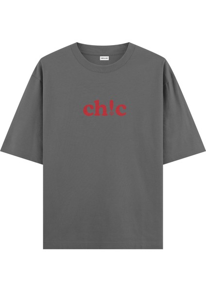 Ch!c - Oversize T-Shirt Antrasit