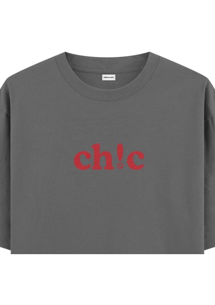 Ch!c - Oversize T-Shirt Antrasit fiyatları