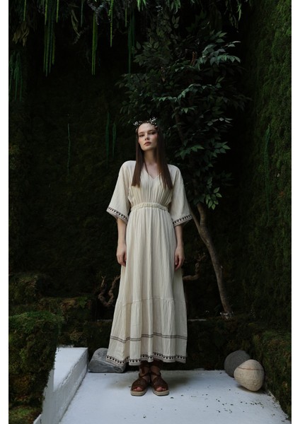 Nakışlı Muslin Elbise fiyatları