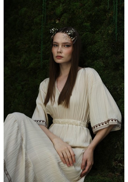 Nakışlı Muslin Elbise fırsatları