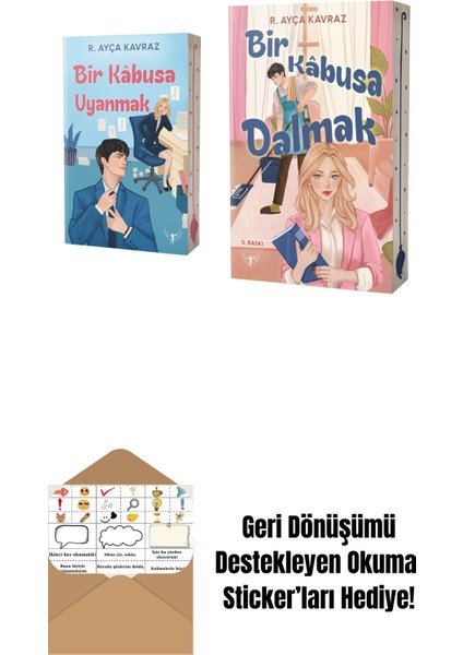 Bir Kâbusa Uyanmak + Bir Kâbusa Dalmak + Okuma Sticker'ları