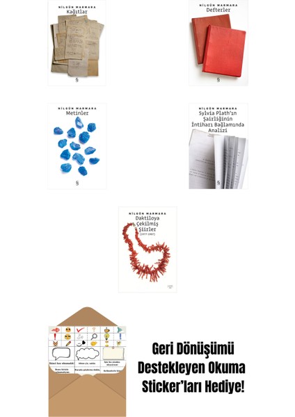 Nilgün Marmara 5 Kitap Set + Okuma Sticker'ları