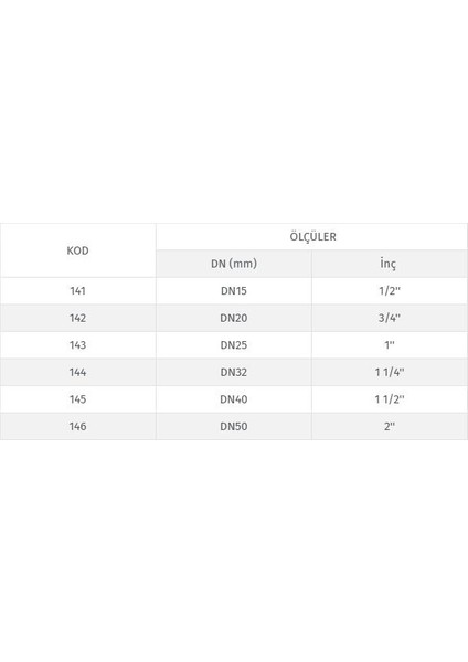Küresel Doğalgaz Vanası Standart - Ts En 331 - DN20 3/4" - 1 Adet modelleri