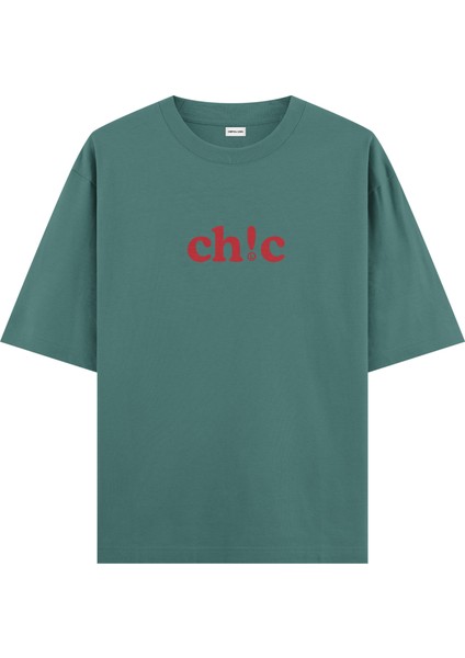 Ch!c - Oversize T-Shirt Yeşil