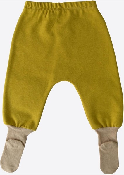 Organik Teddy Bear Çoraptolon-Hardal