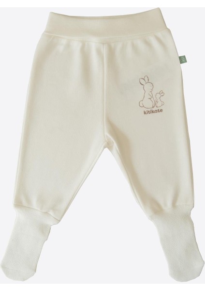 Organik New Basic Çoraptolon Bebek Boy Ekru