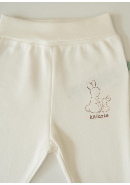 Organik New Basic Çoraptolon Bebek Boy Ekru