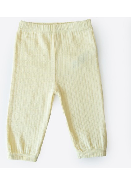 Organik Müslin Pantolon Sarı