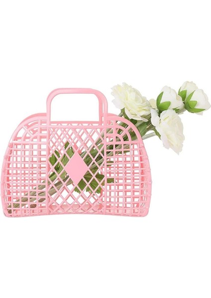 Retro Sepet Çanta- Açık Pembe modelleri