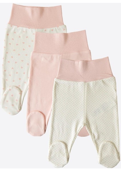Organik New Dreams 3'lü Patikli Pantolon Pembe