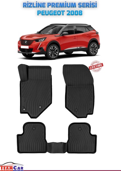 Peugeot 2008 2019 Sonrası Uyumlu Premium Serisi Havuzlu Paspas
