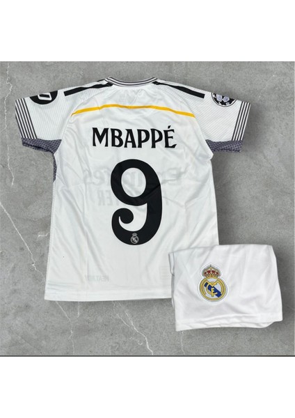Real Madri’d Mbappe Al Üst Takım 2025/26 Sezon Futbol Çocuk Forması 2’li Set indirimleri