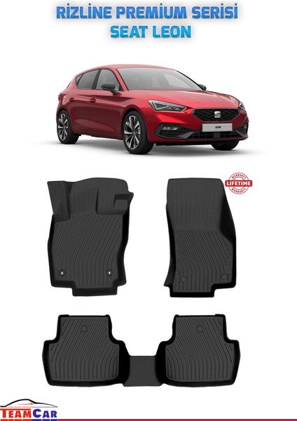 Teamcar Seat Leon 2021 Sonrası Uyumlu Premium Serisi Havuzlu Paspas