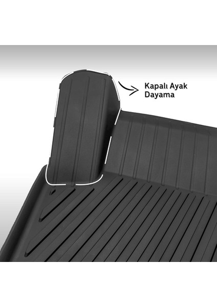 Teamcar Peugeot 2008 2019 Sonrası Uyumlu Premium Serisi Havuzlu Paspas fırsatları