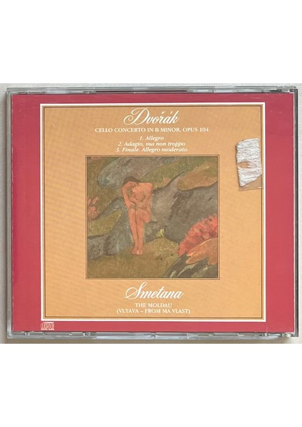 Dvorak Cello Concerto In B Minor Op.16 CD Orijinal Dönem Baskı Cd)