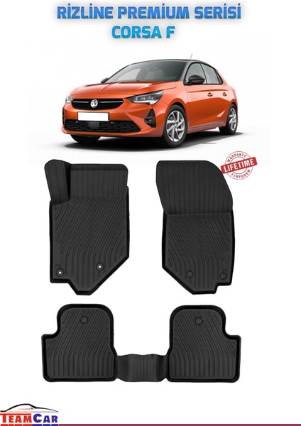 Teamcar Opel Corsa 2020 Sonrası Uyumlu Premium Serisi Havuzlu Paspas