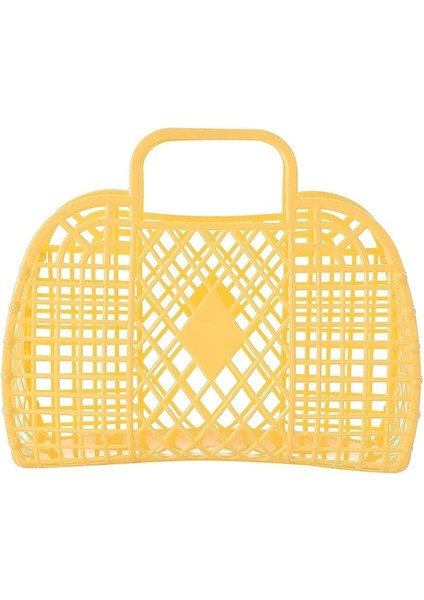 Retro Sepet Çanta-Sarı