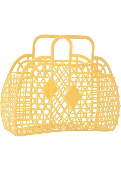 Retro Sepet Çanta-Sarı fiyatları