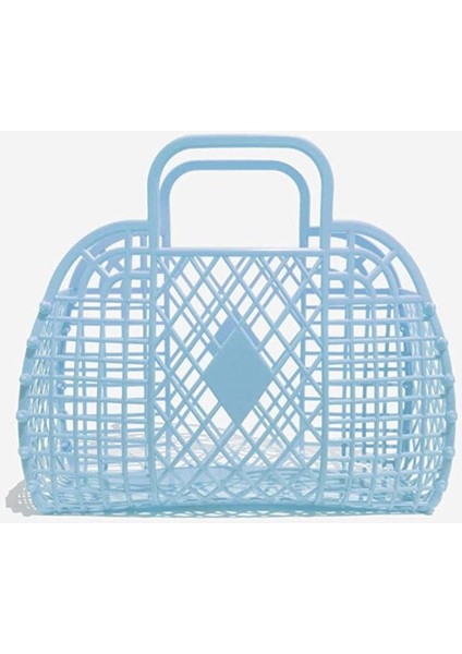 Retro Sepet Çanta-Mavi