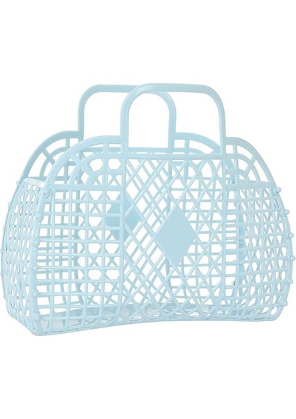 Retro Sepet Çanta-Mavi fiyatları