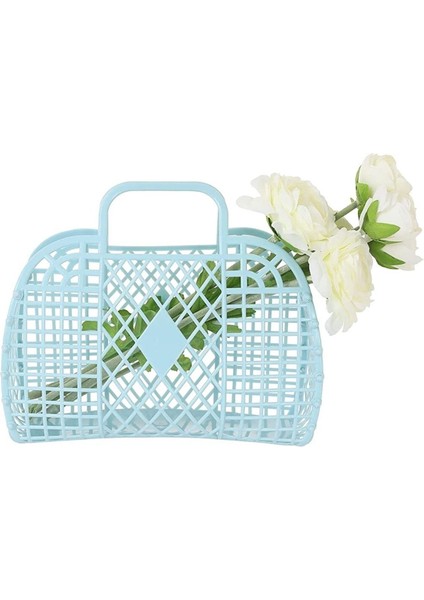 Retro Sepet Çanta-Mavi modelleri