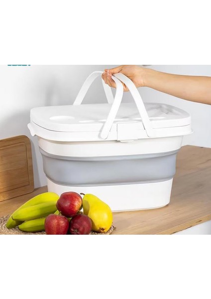Magic Silikonlu Katlanabilir Kamp,piknik Sepeti- 21 Litre fırsatları