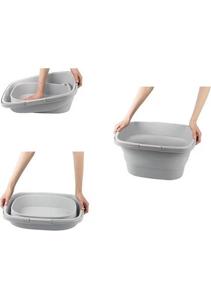 Magic Silikonlu Katlanabilir Kamp,piknik Sepeti- 21 Litre