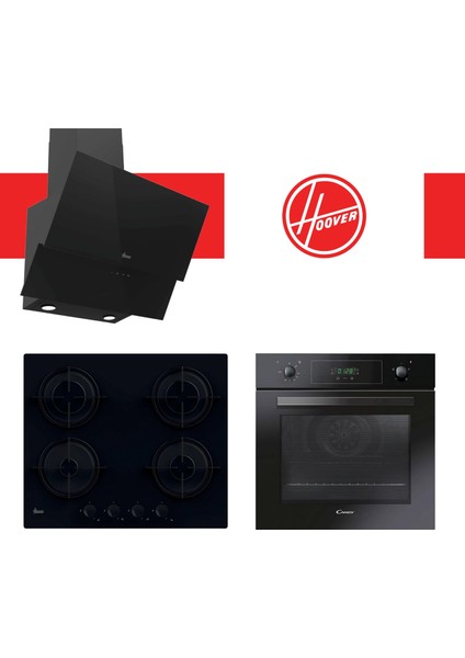 & Candy Olivay Ankastre Set (HDG6C2GBTK + HVW6MBB + FCP405N/E)
