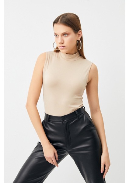 Sıfır Kol Boğazlı Likralı Tesettüre Uygun Penye Badi fiyatları