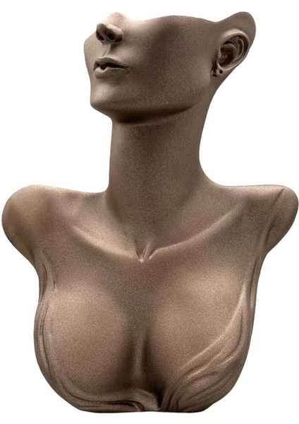 Yerli Üretim Polyester Malzeme Kahve Renk 33 / 26 cm Takı Sergileme Mankeni fiyatları