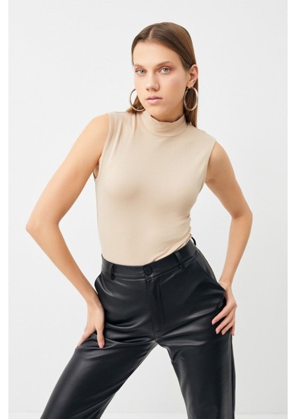 Sıfır Kol Boğazlı Likralı Tesettüre Uygun Penye Badi fırsatları