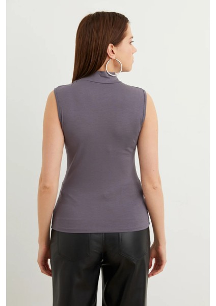 Sıfır Kol Boğazlı Likralı Tesettüre Uygun Penye Badi modelleri