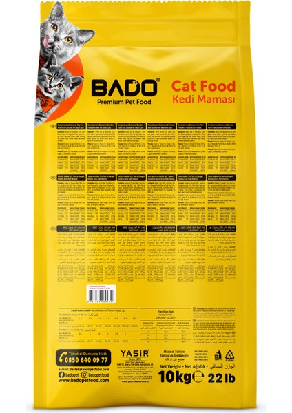 Yetişkin Kedi Maması Etli 10 Kg