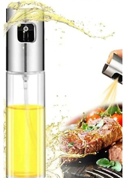 Sprey Başlıklı Yağdanlık Sirke Zeytinyağı Sos Püskürtücü Yağdanlık 100 ml