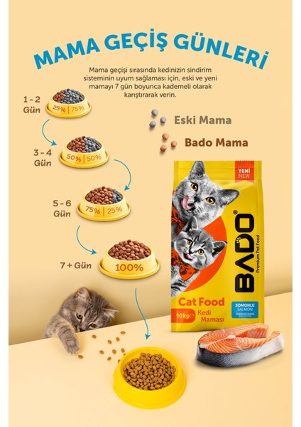 Yetişkin Kedi Maması Somonlu 10 kg