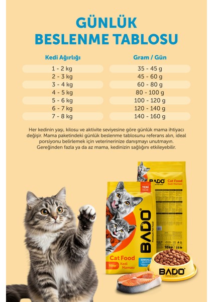 Yetişkin Kedi Maması Somonlu 10 kg