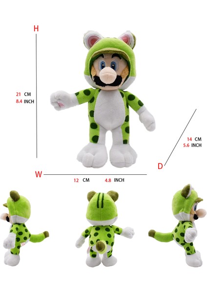 Mario Peluş Oyuncak Prenses Şeftali Bowser Koopera Jr Ludwig Roy Morton Wendy Raimi Iguillari Anime Peluş Karikatür Pelouche Bebek (Yurt Dışından)