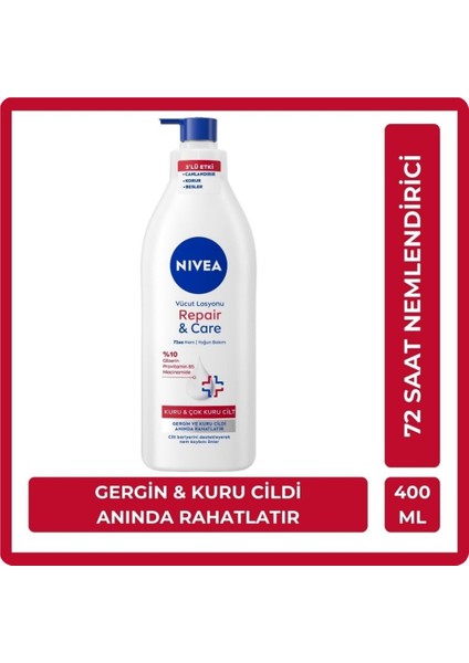 repair & Care Vücut Losyonu 400 ml Çok Kuru Ciltler Yoğun Bakım ve Onarıcı Vücut Losyonu