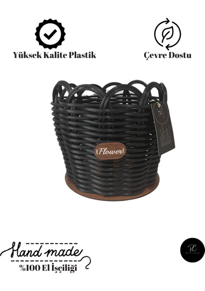 20 cm Premium Siyah Renk Saksılık indirimleri