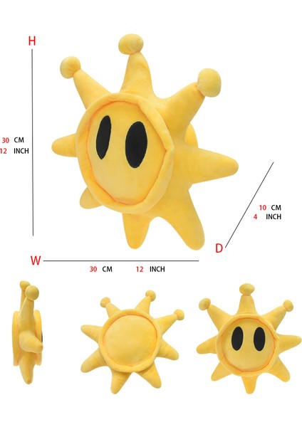 Mario Peluş Oyuncak Prenses Şeftali Bowser Koopera Jr Ludwig Roy Morton Wendy Raimi Iguillari Anime Peluş Karikatür Pelouche Bebek (Yurt Dışından)