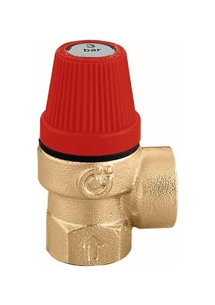 Ç. Markalı Emniyet Ventili 3 Bar 1/2 Dişli