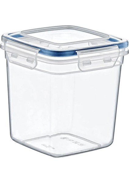 Derin Kare Contalı Saklama Kabı 13X10CM Bpa Free 1075ML
