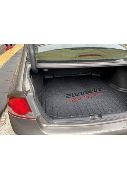 2009 Honda Civic Sedan Fd6 3D Kauçuk Bagaj Havuzu