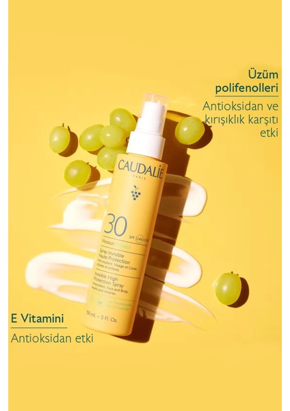 Hıgh Protection Spray SPF30 150 ml + Caudalie Vinosun After Sun Repairing Lotion 200 ml fiyatları