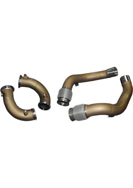 Bmw M5 / M8 Primary + Secondary Downpipes ve Bootmod 3 - Femto Paket