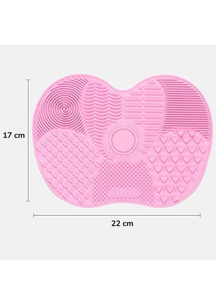 Robinanka Pratik Kolay Makyaj Fırçası Temizleme Matı Aparatı Aleti