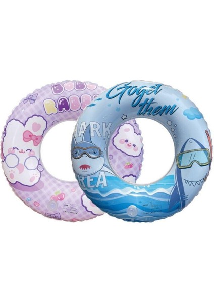 Bestway Desenli Simit 45 cm 2410029 Pembe